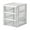White,3, variant on YROHGKPN Desktop Storage Box Stackable Storage Cabinet Small Storage Drawers Organizers Stationery and Office Supplies