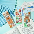 thumbnail image 5 of Cartoon Capybara Bookmarks Lovely Book Markers Reading Bookmarks with Tassels, 5 of 13