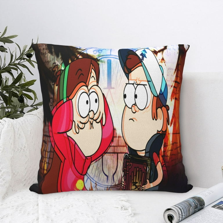 Gravity Falls Pillowcase Kids Soft Cartoon Throw Pillow Covers for Bedroom or Livingroom Decoration Walmart