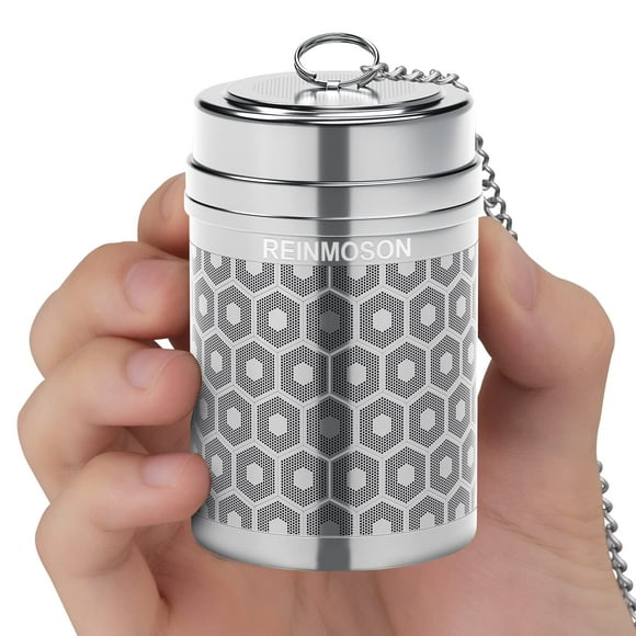 Infusor de té Reinmoson, tamaño grande, malla extrafina de acero inoxidable 304