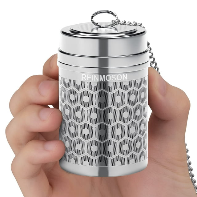 Infusor de té Reinmoson, tamaño grande, malla extrafina de acero inoxidable 304