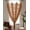 Khaki, variant on Macrame Curtain Boho Curtain Doorway Window Wall Decor Fiber Yarn Art Handwoven Wall Hanging Art Craftsmanship Home Door Bedroom Wedding Backdrop Arch,Closet Room Divider 59" W x 75" H (1 Panel,Khaki