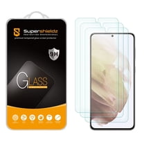 [3-Pack] Supershieldz for Samsung Galaxy S21 FE 5G Tempered Glass Screen Protector, Anti-Scratch, Anti-Fingerprint, Bubble Free