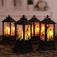 thumbnail image 2 of CNKOO Halloween Vintage Pumpkin Castle Light Lamp Party Hanging LED Party Decor, 2 of 5