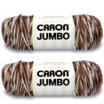 thumbnail image 1 of Hilo Caron Jumbo Prints Chocolate Varg 340g/544m Paquete de 2, 1 of 6