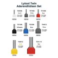 thumbnail image 3 of 750pcs Twin Wire Ferrules Kit Wire Terminal Ferrules Crimp Connector Twin Ferrules Dual Bootlace Ferrule Teminator Kit, 3 of 5