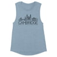 thumbnail image 1 of Skyline Cambridge England Women's Muscle Tank 2X-Large Stonewash Denim, 1 of 5