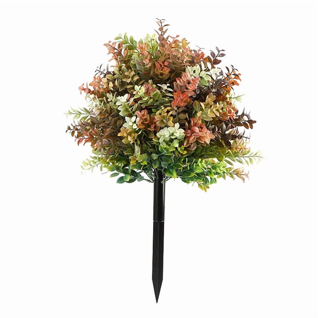 Plantas artificiales para decoración de exteriores: flores y plantas artificiales para alféizares de puertas y ventanas, decoración del hogar sin mantenimiento.