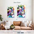 thumbnail image 3 of Elephant Stock Abstract Donkey Wall Art - Vertical Canvas Wall Art - Living Room Wall Decor - Animal Canvas - Beige And Brown Decor - 26" x 39", 3 of 4