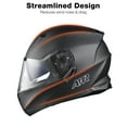 thumbnail image 6 of AHR RUN-M3 Modular Flip Up Helmet Full Face Dual Visor DOT Motorcycle Bike XL, 6 of 9