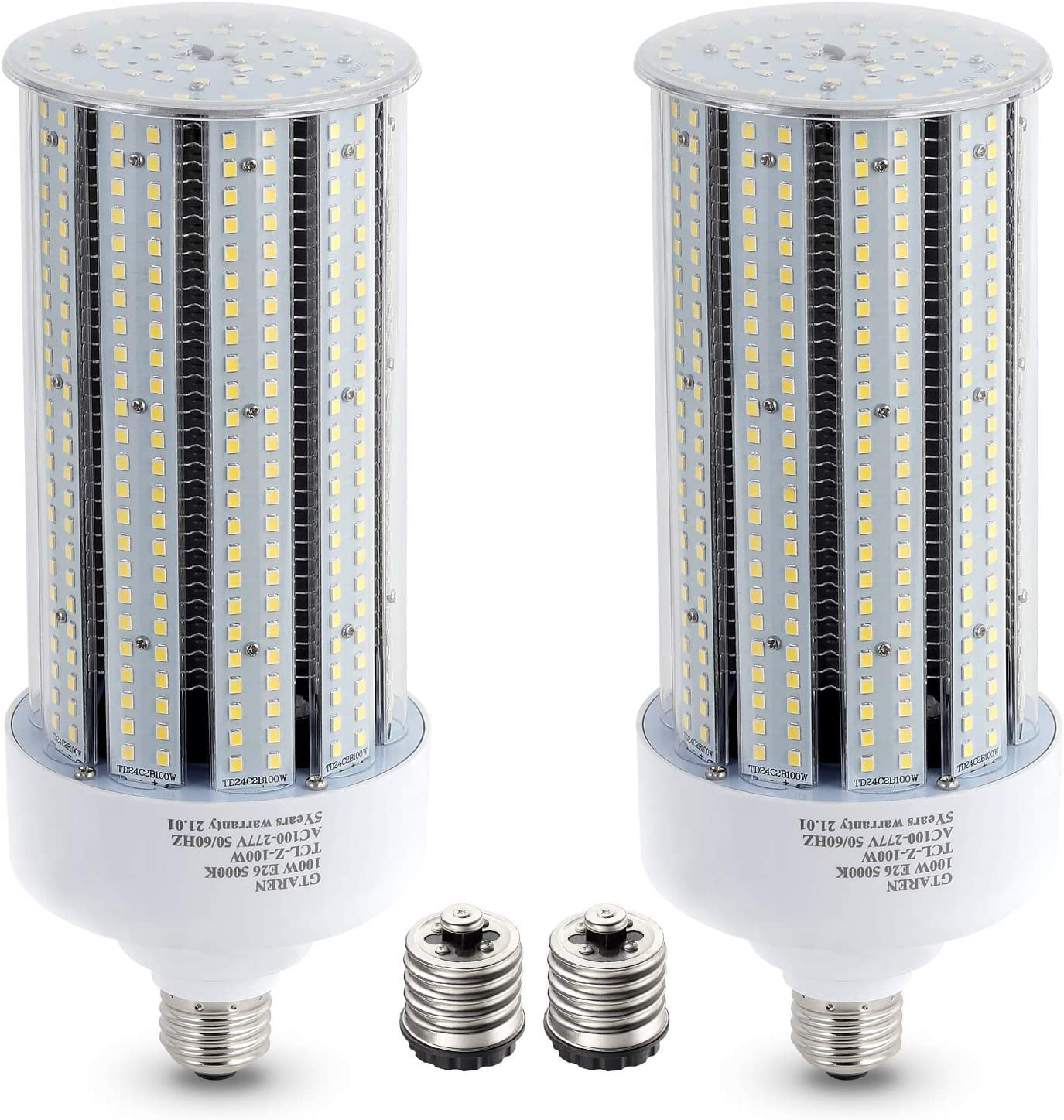 JESLED 200W LED Corn Light Bulb E26 E39 Base 5000K 6000K Shop Workshop Lighting 