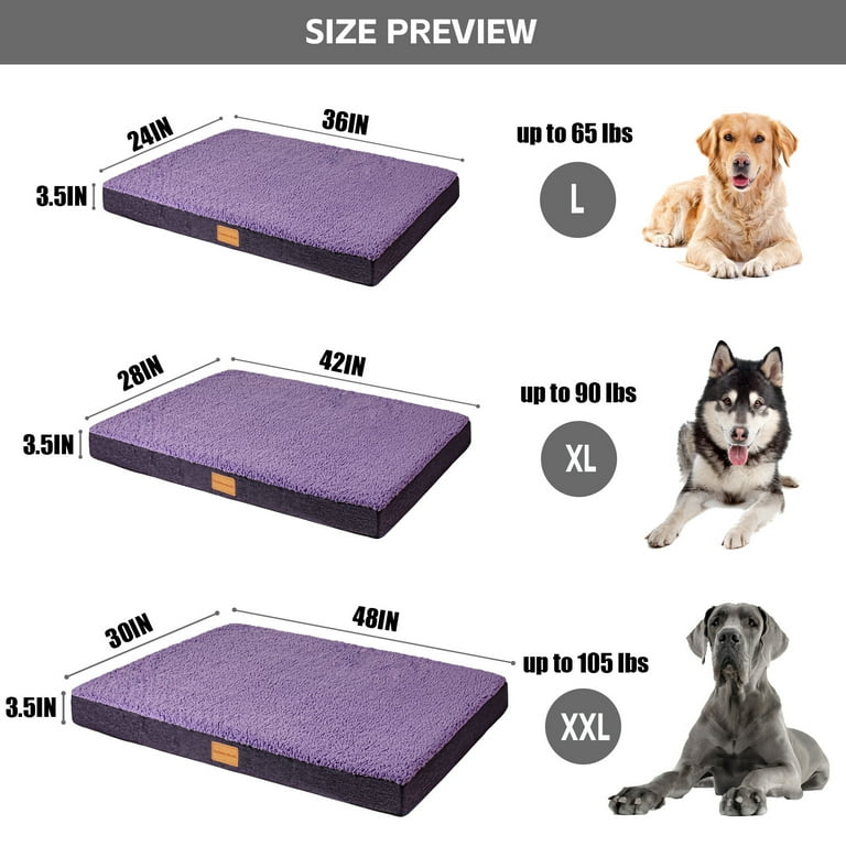 Purple mattress for dogs sale