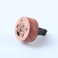 thumbnail image 2 of Essential Oil Car Diffuser with Vent Clip, 2 PCS Mini Portable Natural Log Lava Stone Aromatherapy Wooden Flower Car Diffuser Locket, 2 of 6