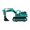 Green, variant on Construction Inertia Vehicle, Engineering Excavator with Multi-Joint Movement, Bulldozer Dump Truck Toy for Realistic Play for 5-6 Years 6-7 Years