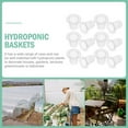 thumbnail image 3 of 50X Hydroponics Plant Grow Net Cup Mesh Aeroponic Aquaponic Mesh Pot Basket Set, 3 of 11