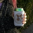thumbnail image 3 of Corgi Dog Breed Can Cooler - Drink Sleeve Hugger Collapsible Insulator - Beverage Insulated Holder, 3 of 4