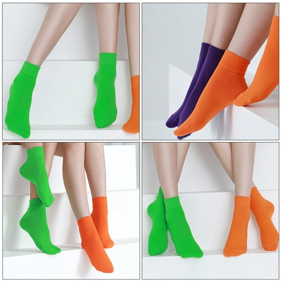 Milisten 5 Pairs Women's Breathable Cotton Socks with Short , Comfortable Athletic Socks for Sports and Daily Wear