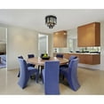 thumbnail image 4 of Urban Classic Sydney 9 light Matte Black Flush Mount Silver Shade (Grey) Royal Cut Crystal, 4 of 9