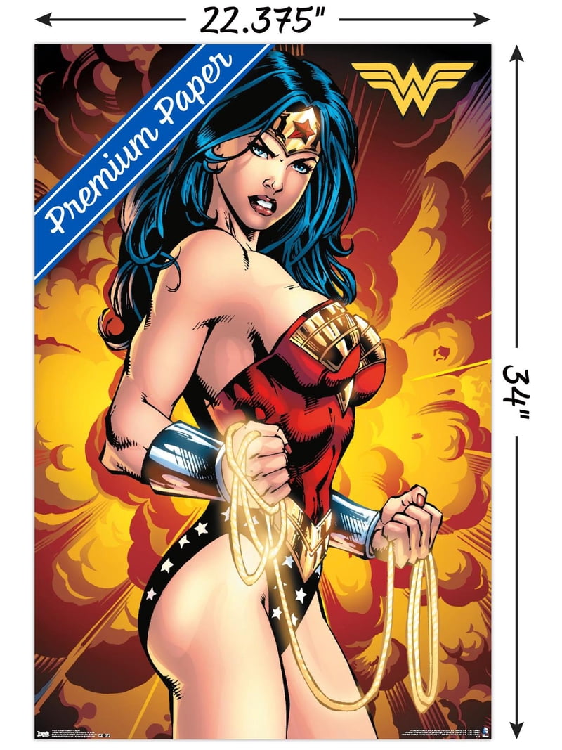 DC Comics - Wonder Woman - Vibrant Wall Poster, 22.375