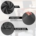thumbnail image 4 of PiccoCasa Spandex Stretch Dining Room Chair Cover Solid Chair Protector, Medium Gray, 4 of 6