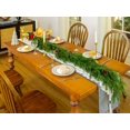 thumbnail image 3 of Guvpev 6FT Christmas Garland with Mantel, Real Touch Christmas Cedar Garland with Pine Cones, Artificial Cypress Greenery Garland for Stairs, Wall, Front Door, Indoor Outdoor Christmas Decorations, 3 of 9