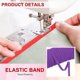 thumbnail image 4 of Bandas Elásticas Uxcell, Cinta Elástica Plana de Poliéster para Costura y Proyectos de Manualidades DIY Púrpura 1/4 Pulgada x 50 Yardas, 4 of 7