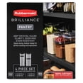 thumbnail image 6 of Rubbermaid Brilliance Tritan Airtight Pantry Food Storage 8-Pc Set, 2.8 Qt, Dishwasher Safe, 6 of 6
