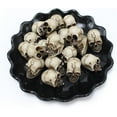thumbnail image 3 of 20pcs Halloween Miniature Skeleton Set Halloween Festival Flower Pot Paving Stone Skeleton Decoration Mini Head Flowerpot Props For Halloween Party Scene Layout Sculptures And Figurines Large Statue, 3 of 3