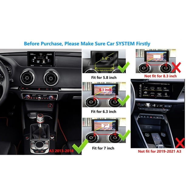 Autoradio android CarPlay pour Audi A3 - Équipement auto