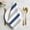 Gray Dark Blue, variant on Orange Grey Striped Cloth Napkins, Geometric Vertical Stripes White Washable and Reusable Dinner Napkins Set of 6, Table Napkin for Kitchen Party Birthday Wedding Hotel Housewarming 20"x20"