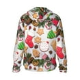 thumbnail image 3 of Haiem Christmas Gingerbread Cookies UPF 50+ Fishing Shirts for Men Long Sleeve UV Sun Protection Hoodie Non-Mask Outdoor Hiking Shirts, 3 of 9