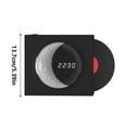 thumbnail image 3 of Dsscvnef Rétro Vinyl Record Player Speaker Music Speaker USB Charging Moon Clock Starry Sky Light, 3 of 5
