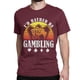 thumbnail image 1 of Camiseta vintage para hombre y mujer con texto "I'd Rather Be Gambling", manga corta, cuello redondo, algodón puro, ideal para regalar., 1 of 7