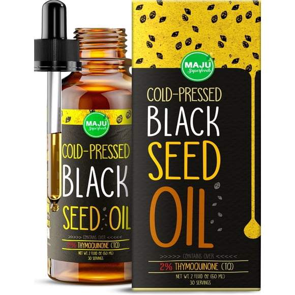 Aceite de semilla negra Maju, 60 ml, prensado en frío, 100% comino negro turco
