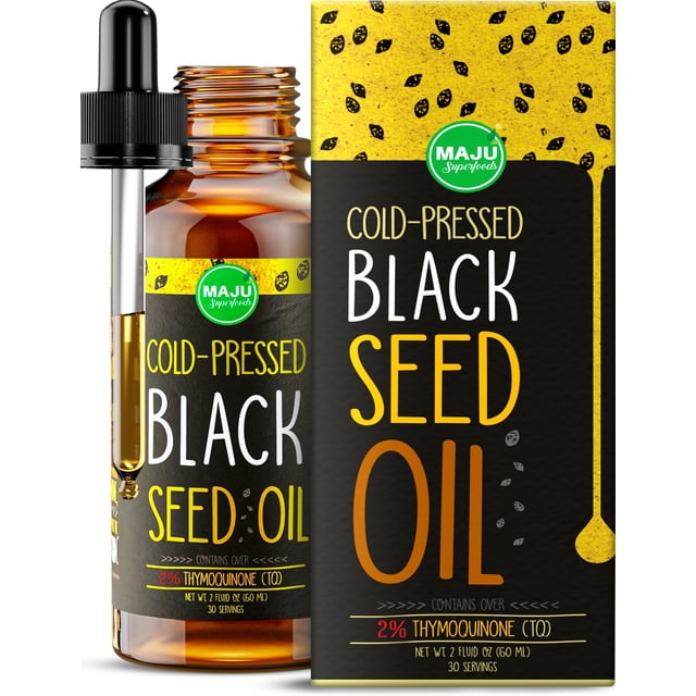 Aceite de semilla negra Maju, 60 ml, prensado en frío, 100% comino negro turco