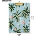 thumbnail image 2 of Coolnut Acrylic Clipboards with Low Profile Clip, A4 Standard Size 9" x 12.5" File Holder for Writing Drawin, Clip Boards for Nurses Doctors Offices, Hawaii Flamingo Gifts, 2 of 7