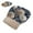 Beige Navy Blue Flowers, variant on Winter Cat Sleeping Bag For Indoor Pet Sleeping Bag 18.9'x22.8' Dead Sugar Skulls