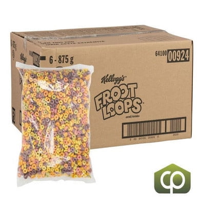 Kellogg's Froot Loops Manchon 875g (6/caisse) - 11.5 lbs
