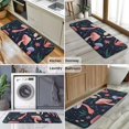 thumbnail image 6 of Colorful Mushroom Flower Dark Pattern Kitchen Rug Mat,Kitchen Runner Rugs Non Skid Washable,Decorative Kitchen Floor Mats for Kitchen,Sink,Laundry,17"x47.2", 6 of 7