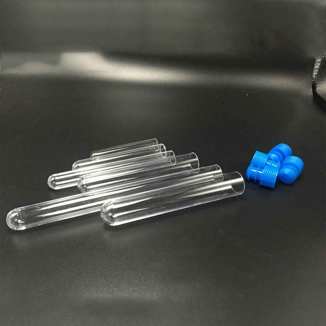 Tubos de ensayo Bearachild de borosilicato 10 Uds. Transparentes