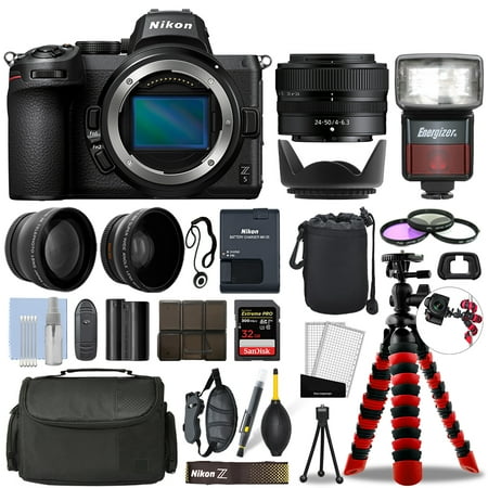 Nikon Z 5 Mirrorless Camera with 24-50mm + 32GB 3 Lens Ultimate Accessory Kit