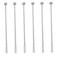 thumbnail image 4 of PAMINGONO Stainless Steel Coffee Beverage Stirrers Silver 6Pcs, 4 of 8