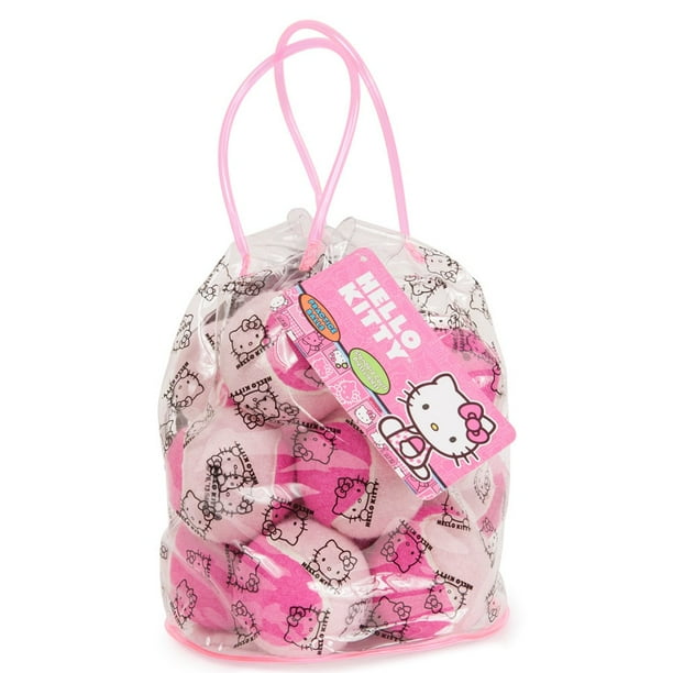 Hello Kitty Pressureless Practice Tennis Balls (Pack of 12)