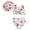 r-1120White1994, variant on Child Kids Summer Toddler Girls Cartoon Printed Reversible Three Piece Swimwear Swimsuit Bikini Adorable Beach Bathing Suit