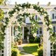 thumbnail image 4 of Guirnalda de Enredaderas de Rosas Artificiales de 180 cm, Decoración Colgante de Flores Falsas con Hojas Verdes para Bodas, Jardines, Uso en Interiores y Exteriores, 4 of 6
