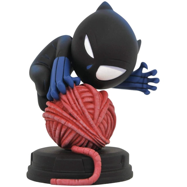 Estatua Gentle Giant Marvel animada de Pantera Negra de 10 cm