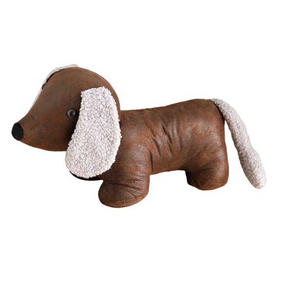 Weighted Interior Doorstop Decorative Floor Decor Door Stopper Unique Dog Shape for Living Room Dorm Entryway