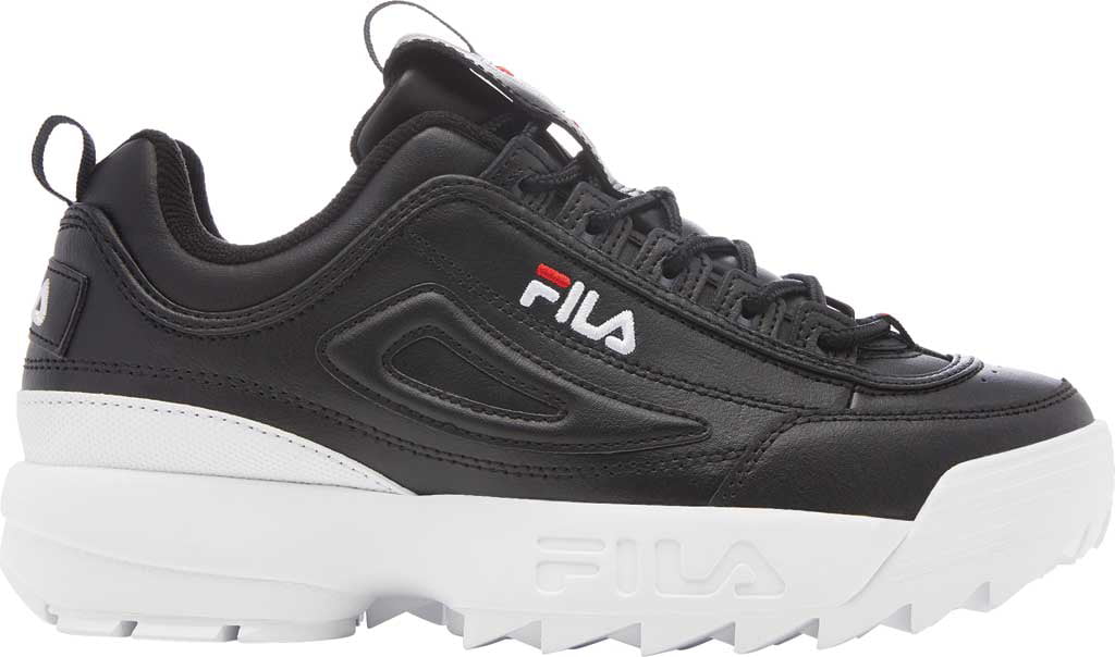 Evolueren excuus naast Women's Fila Disruptor II Premium Sneaker Black/White/Red 6 M - Walmart.com