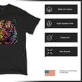 thumbnail image 4 of Tee Hunt Dean Russo Colorful Siberian Tiger T-Shirt Wild Big Cat Men's Tee, 4 of 5