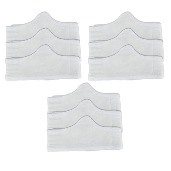 100% Pure Bamboo Cotton Bra Liner (White, 9-pk, L) - Wicking, antibacterial, odor-proof